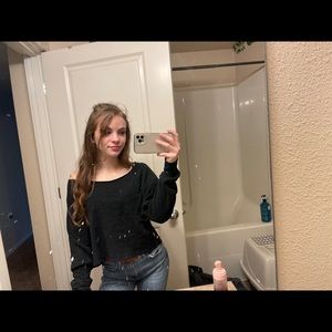 Pacsun cropped sweater